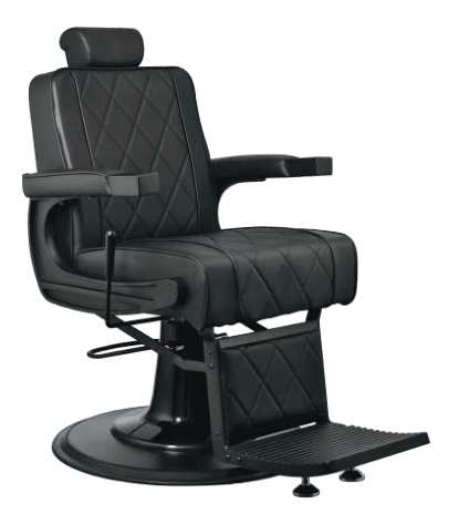 Black Hex Barber Chair